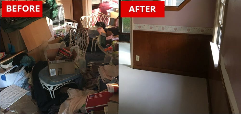 hoarding before and after